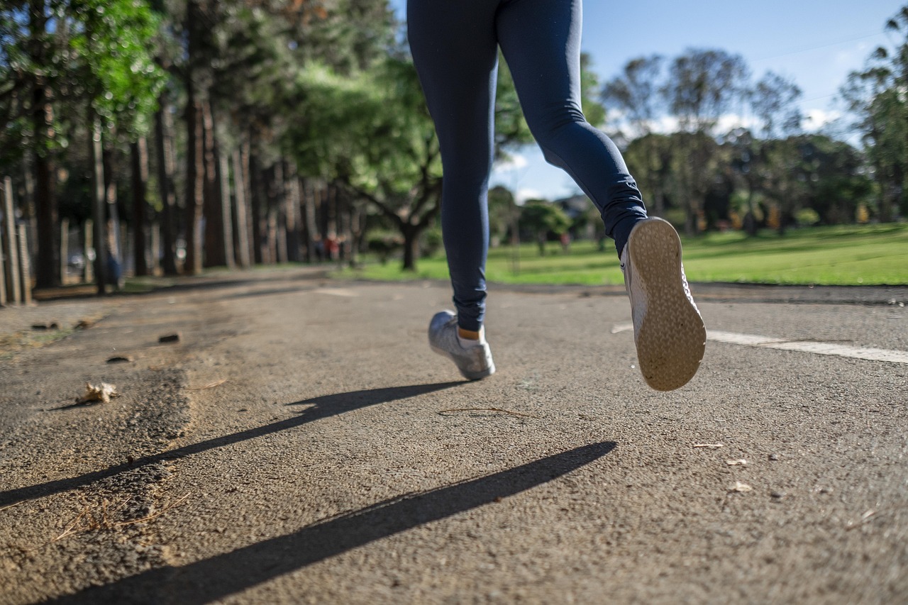 Corriendo en el parque